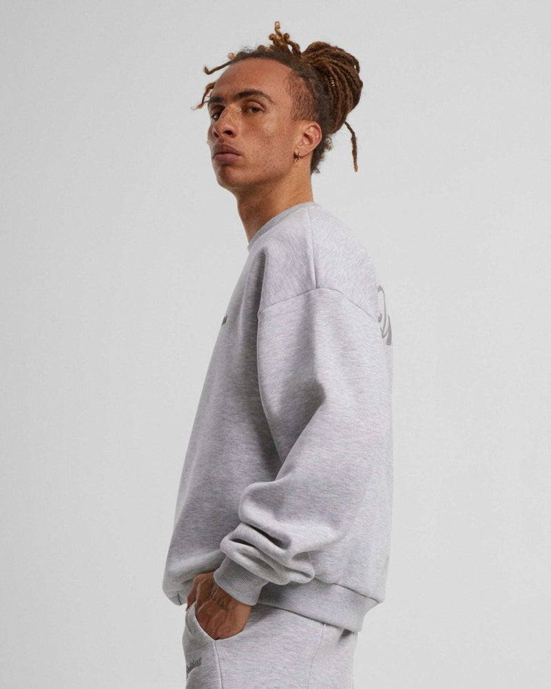 10119 Crew Neck 2.0 Grey Melange Dondead