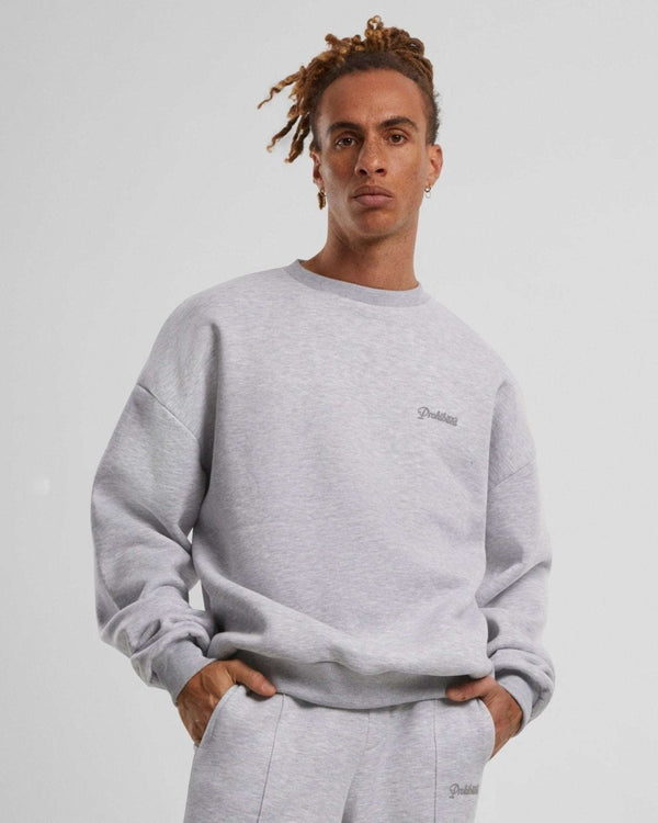 10119 Crew Neck 2.0 Grey Melange Dondead