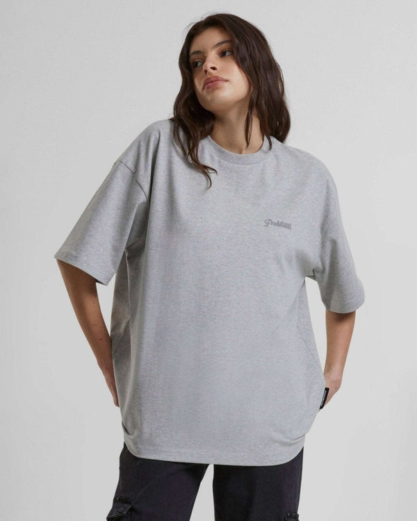 10119 Tee 2.0 Grey Melange Dondead