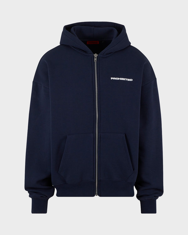 10119 Zip-Hoodie Navy