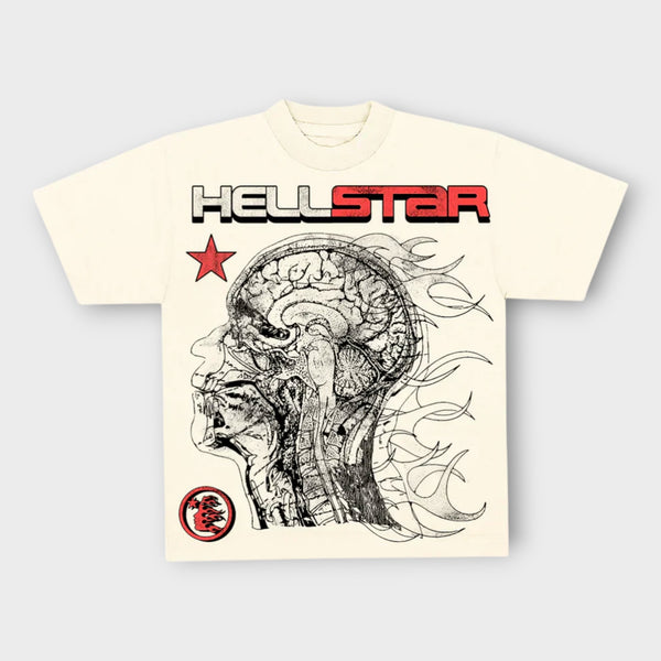  Hellstar Cranium T-Shirt White