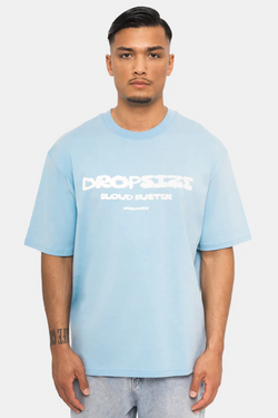 HEAVY OVERSIZE CLOUD BUSTER T-SHIRT BABY BLUE