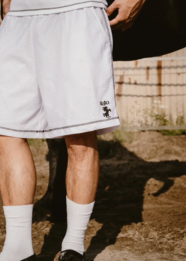 VATO MESH SHORTS WHITE