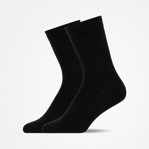 Crew Sock | Black (2er Pack)