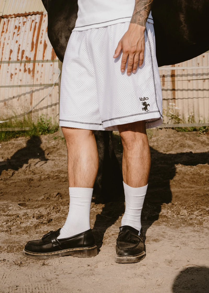 VATO MESH SHORTS WHITE