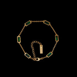 Emerald Bracelet Gold