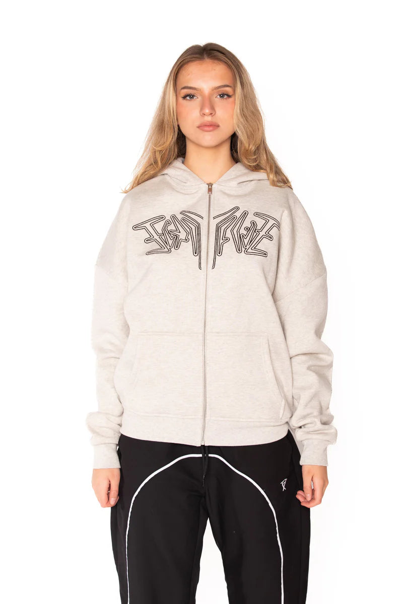 ZIP HOODIE LIGHT GREY