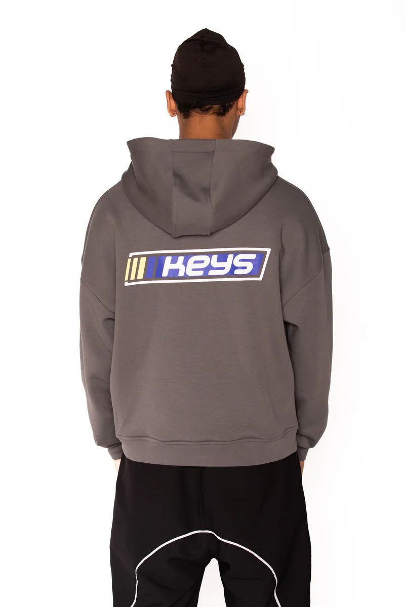 RACING HOODIE GREY