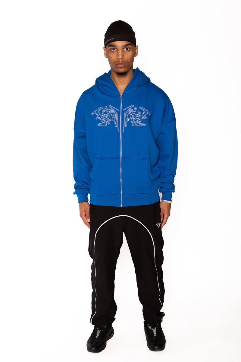 ZIP HOODIE BLUE