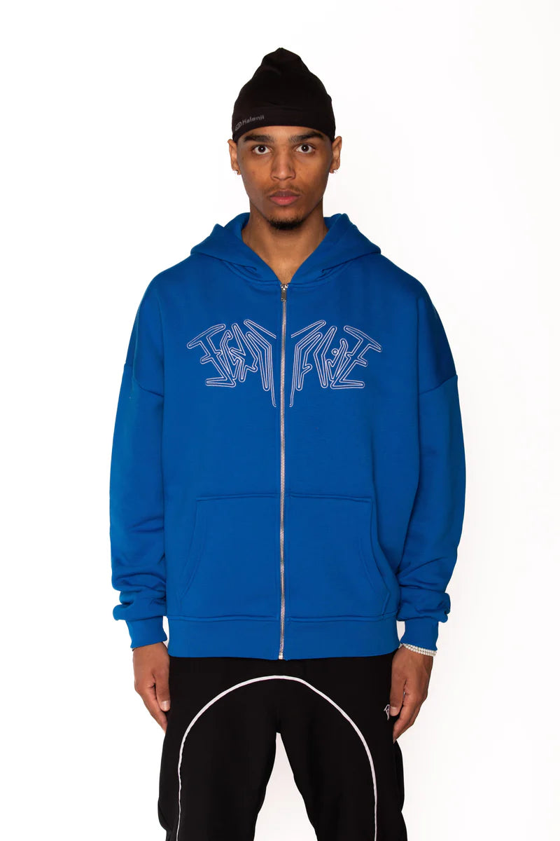 ZIP HOODIE BLUE