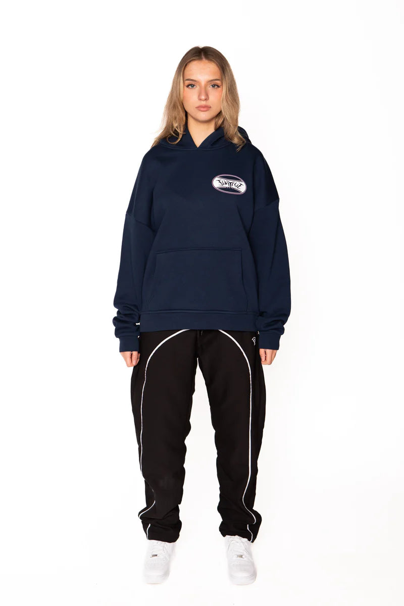 OVAL HOODIE NAVY