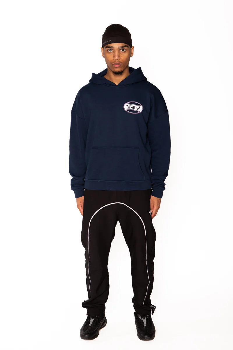 OVAL HOODIE NAVY