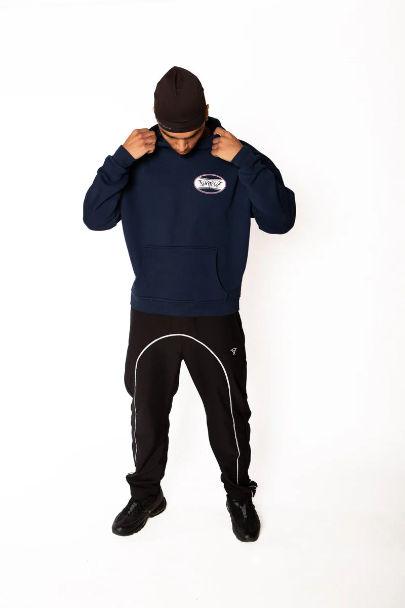 OVAL HOODIE NAVY