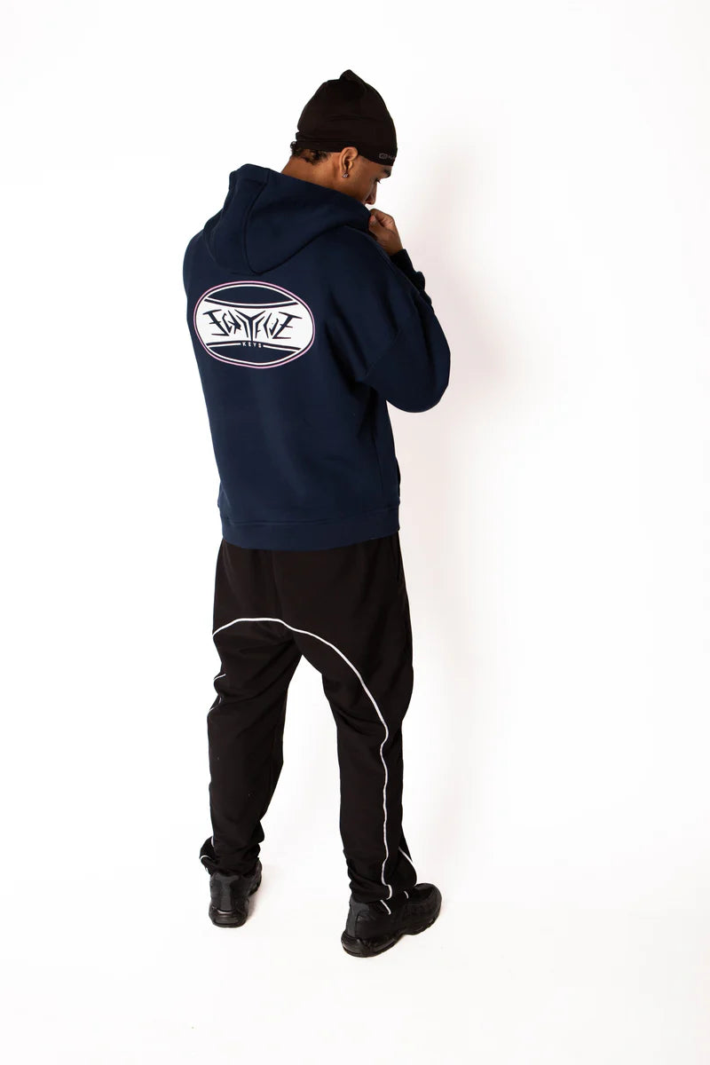 OVAL HOODIE NAVY