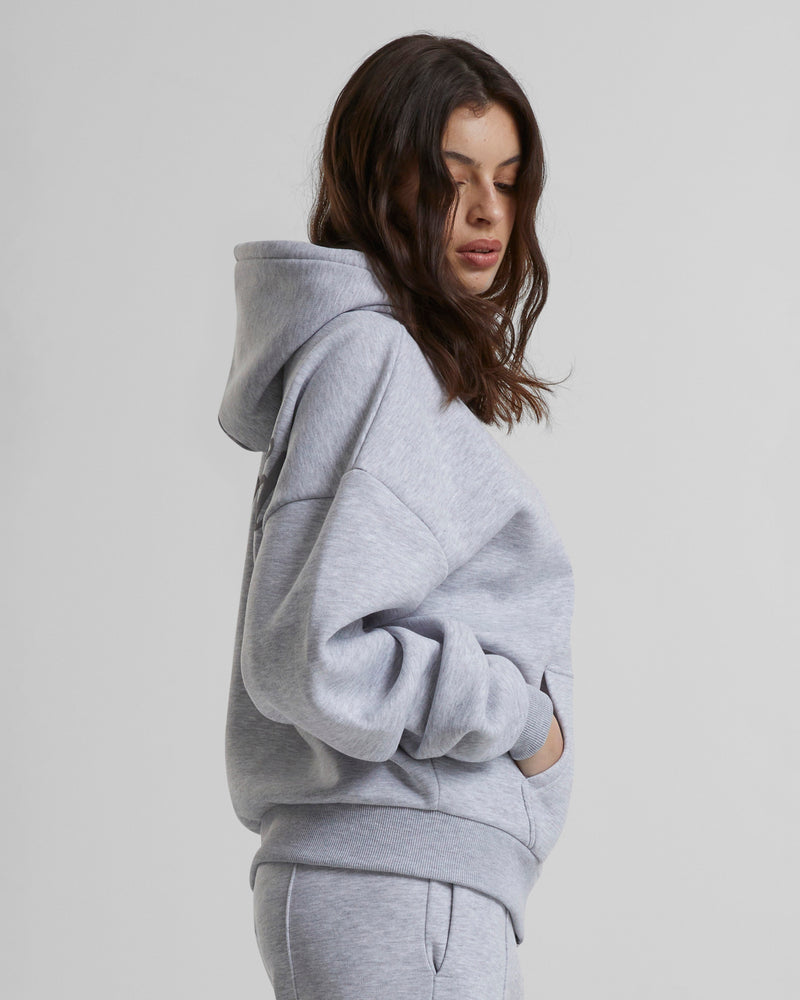 10119 Zip-Hoodie 2.0 Grey Melange