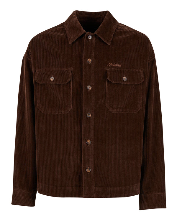 Corduroy Overshirt Brown