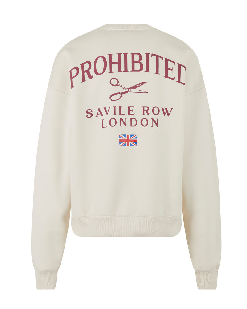 Savile Row Crew Neck Cream