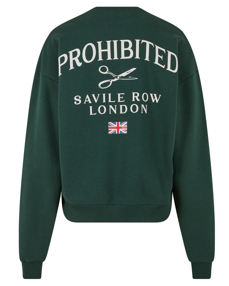 Savile Row Crew Neck British Racing Green