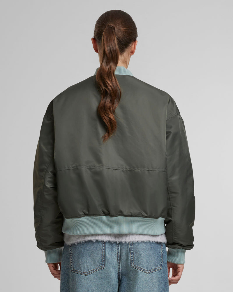 Primrose Reversible Bomber Jacket Green