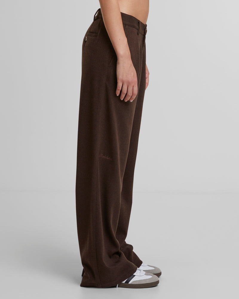 Soho Pleated Pants Brown