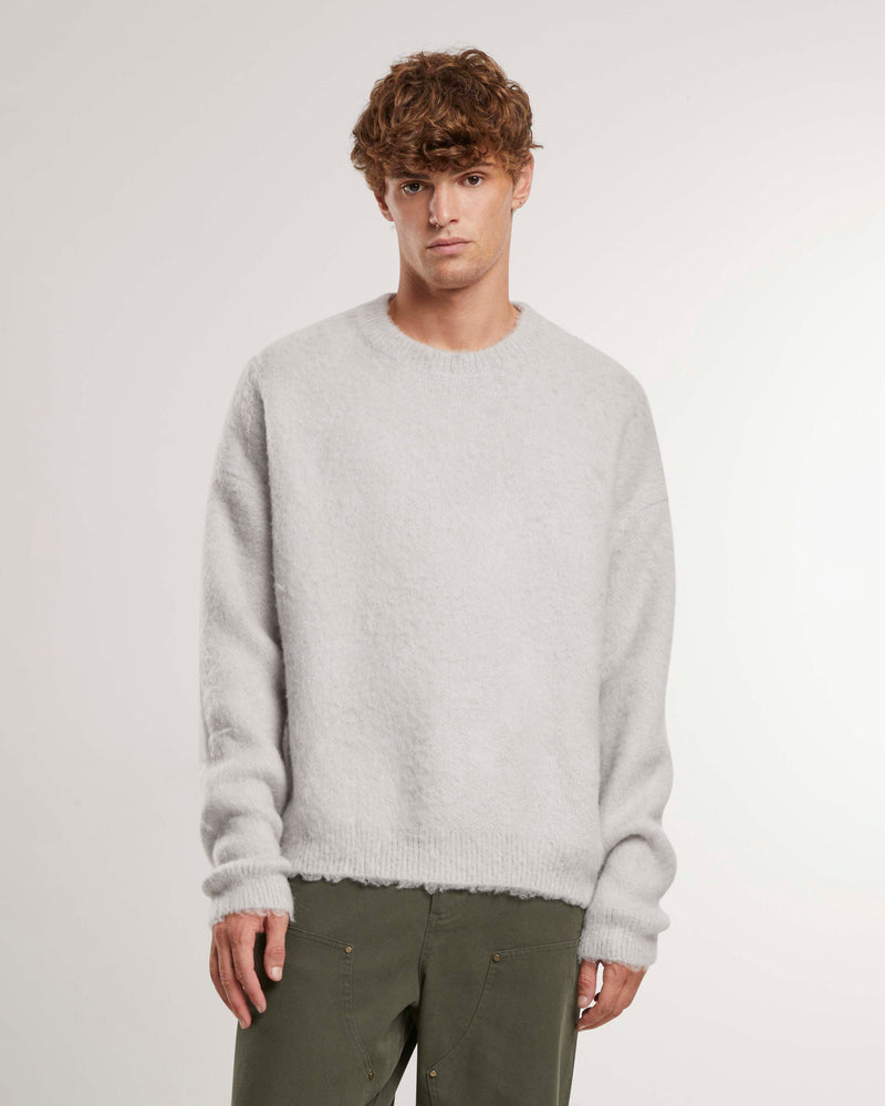 Woolwich Mohair Sweater Grey