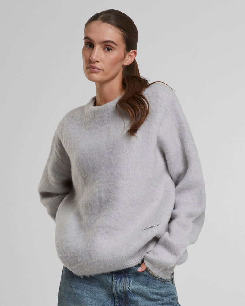 Woolwich Mohair Sweater Grey