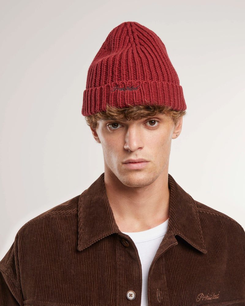 Rough Beanie Bordeaux