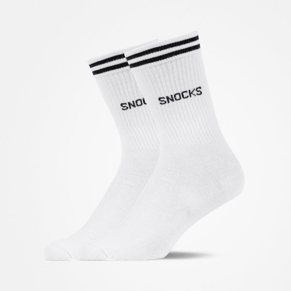 Retro Crew Sock | White (2er Pack)