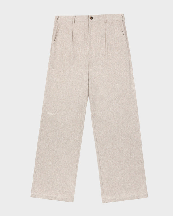 Soho Pleated Pants Cream