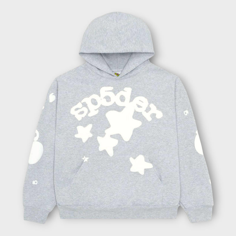 Sp5der Beluga Hoodie Heather Grey