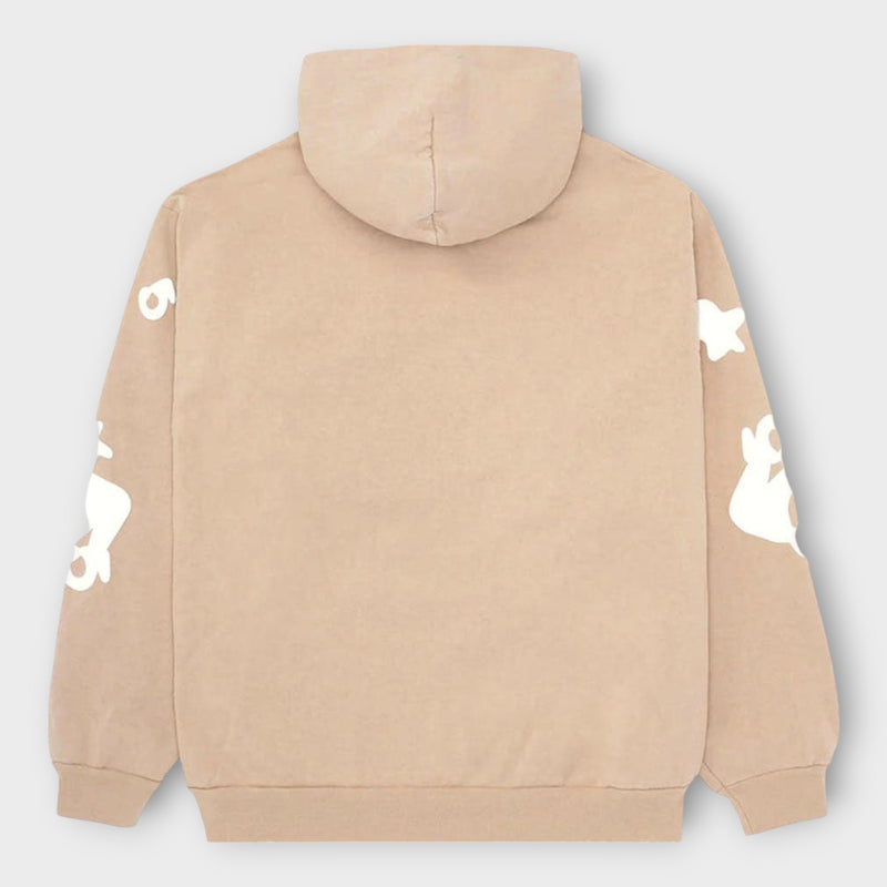 Sp5der Beluga Hoodie Sand