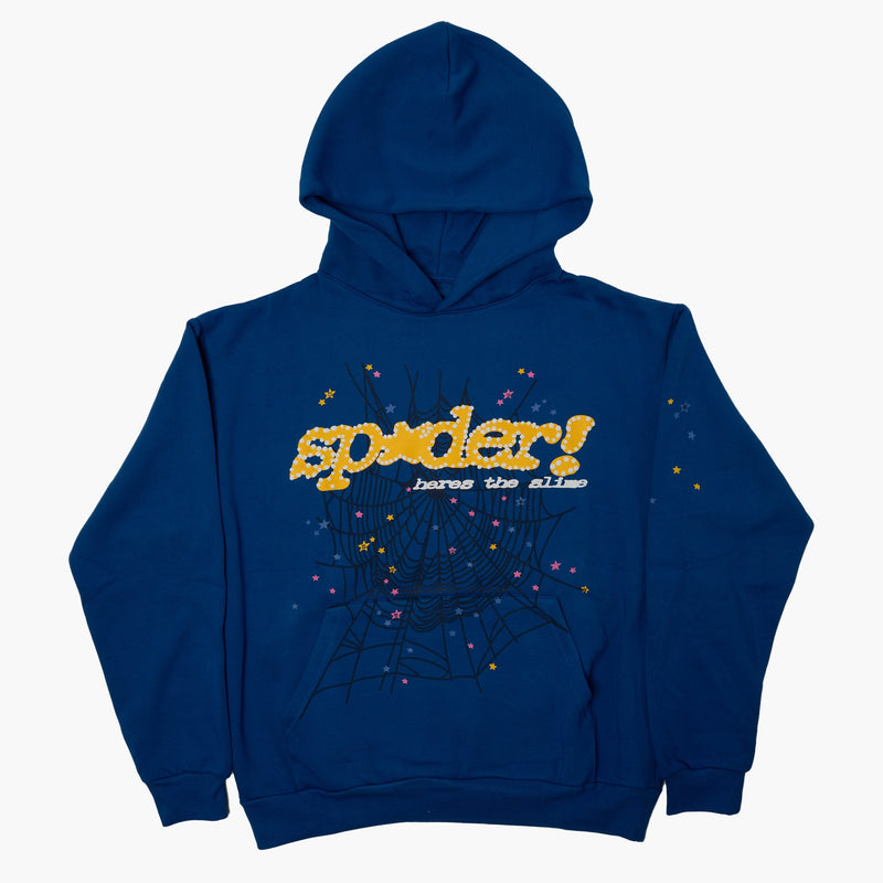 Sp5der TC Hoodie Blue