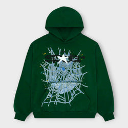 Sp5der Web Hoodie Hunter Green