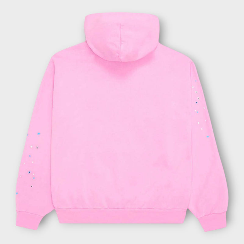 Sp5der OG Web Hoodie Pink