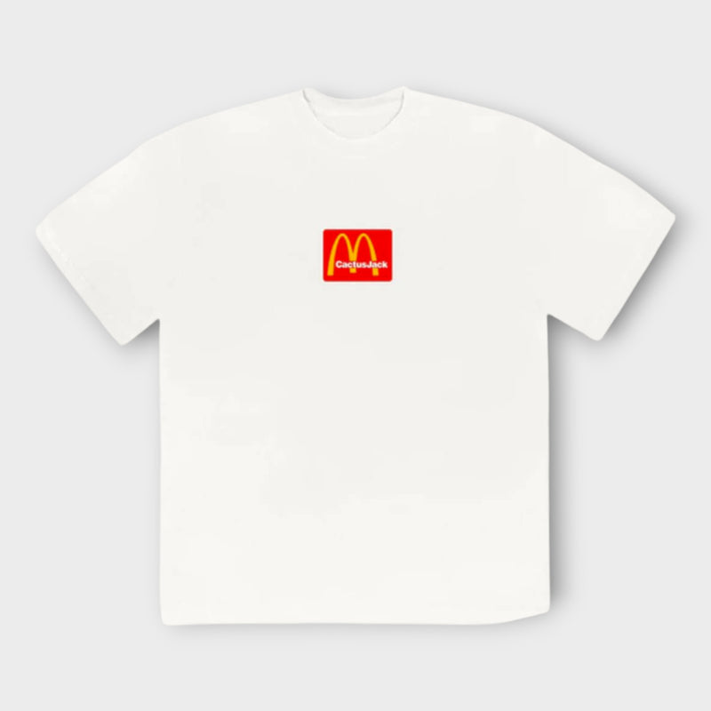 Travis Scott x McDonalds Sesame Tee White