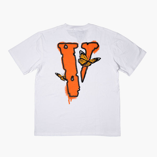 Vlone x Juice Wrld Butterfly Tee White