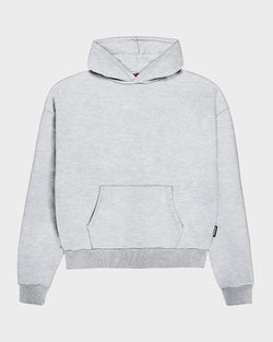 OVERSIZED HOODIE GREY MELANGE - Dondead 