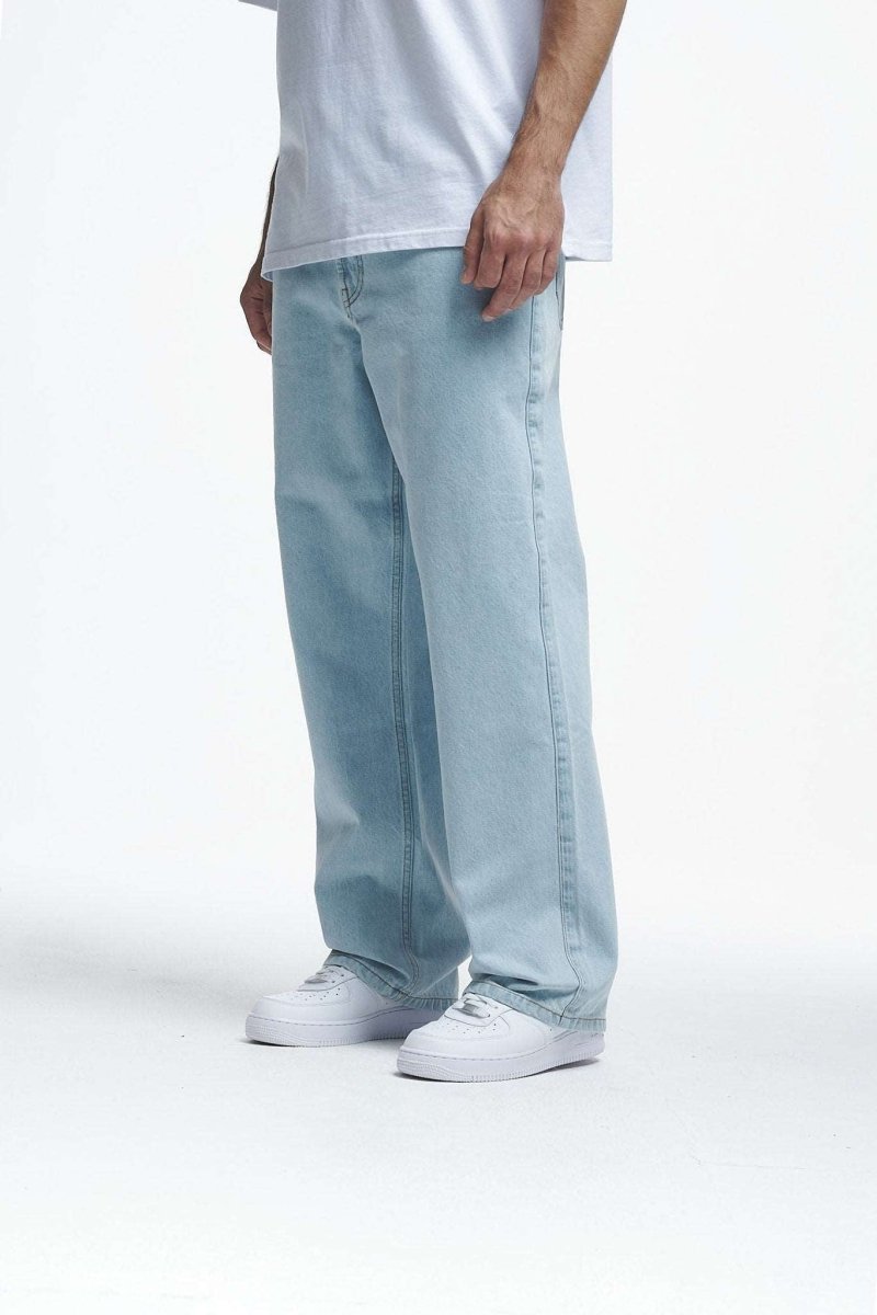 Adrik Basic Baggy Jeans Ice Blue Dondead