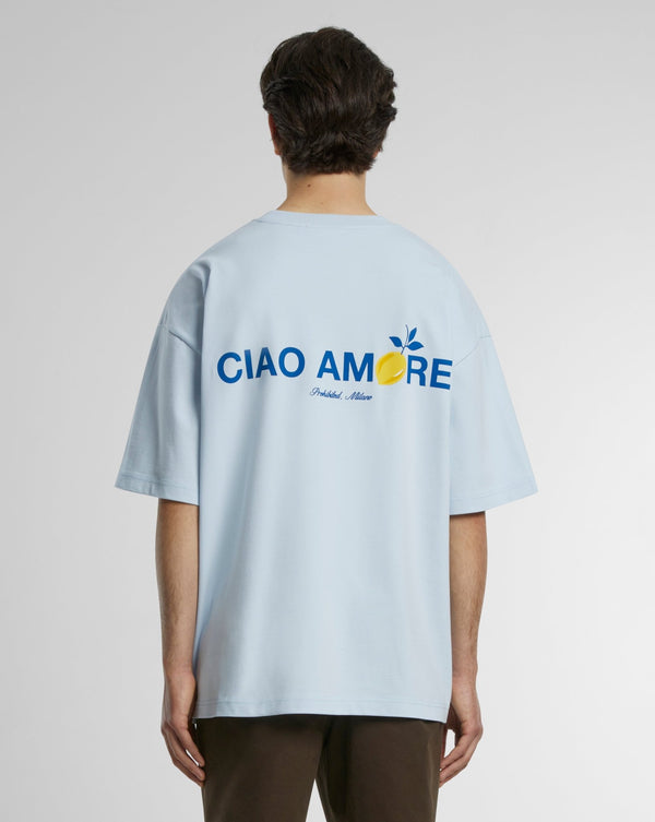 CIAO AMORE TEE SKY BLUE Dondead
