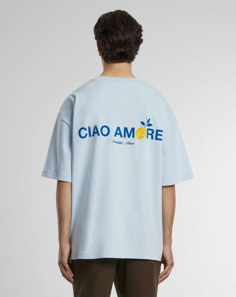 CIAO AMORE TEE SKY BLUE Dondead