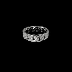 CUBAN LINK RING SILBER - Dondead 