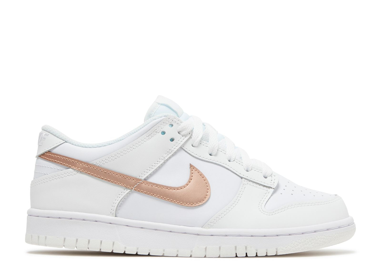 NIKE DUNK LOW GS top 'WHITE METALLIC RED BRONZE'