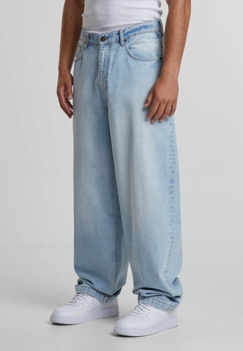 Eren Basic Wide Baggy Jeans Ice Blue Dondead