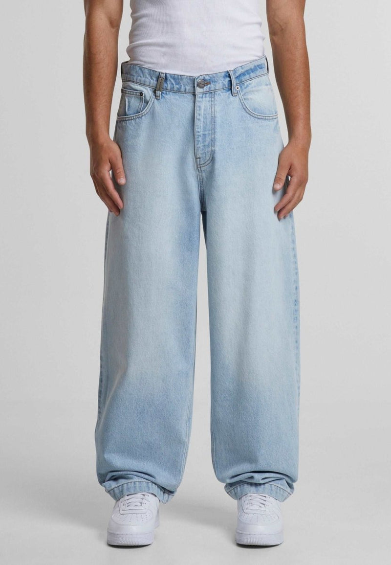 Eren Basic Wide Baggy Jeans Ice Blue Dondead