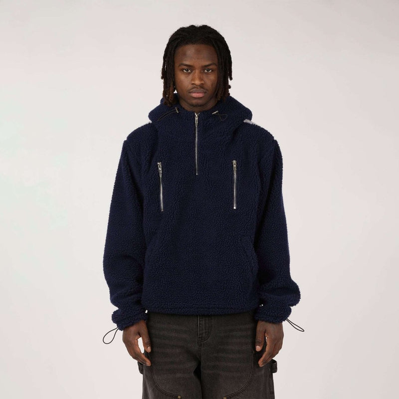 FLEECE JACKET NAVY Dondead