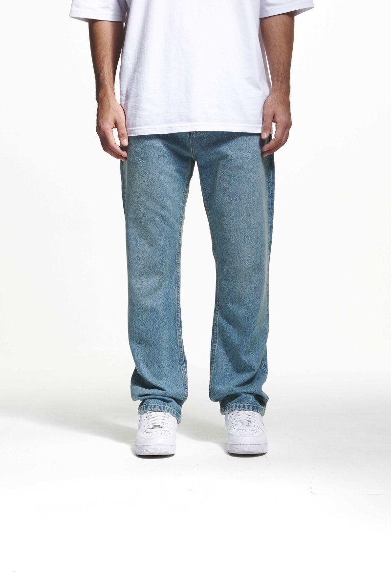 Gabrie Basic Straight Jeans Sand Blue Dondead