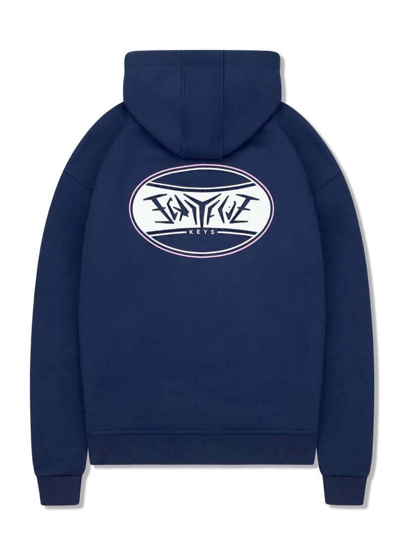 OVAL HOODIE NAVY