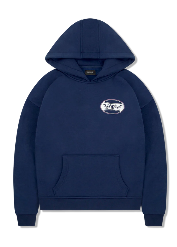 OVAL HOODIE NAVY