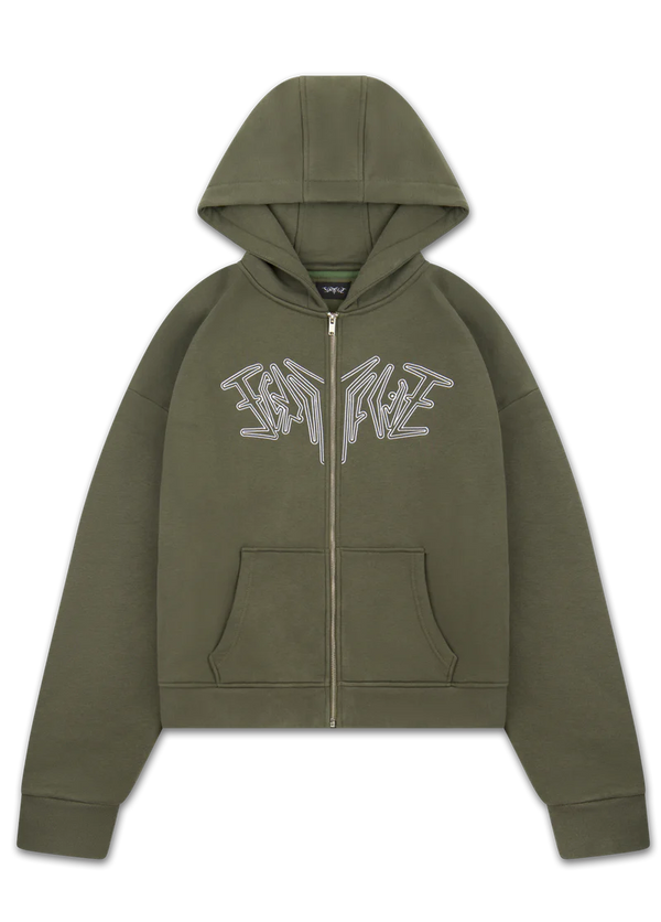 ZIP HOODIE OLIVE