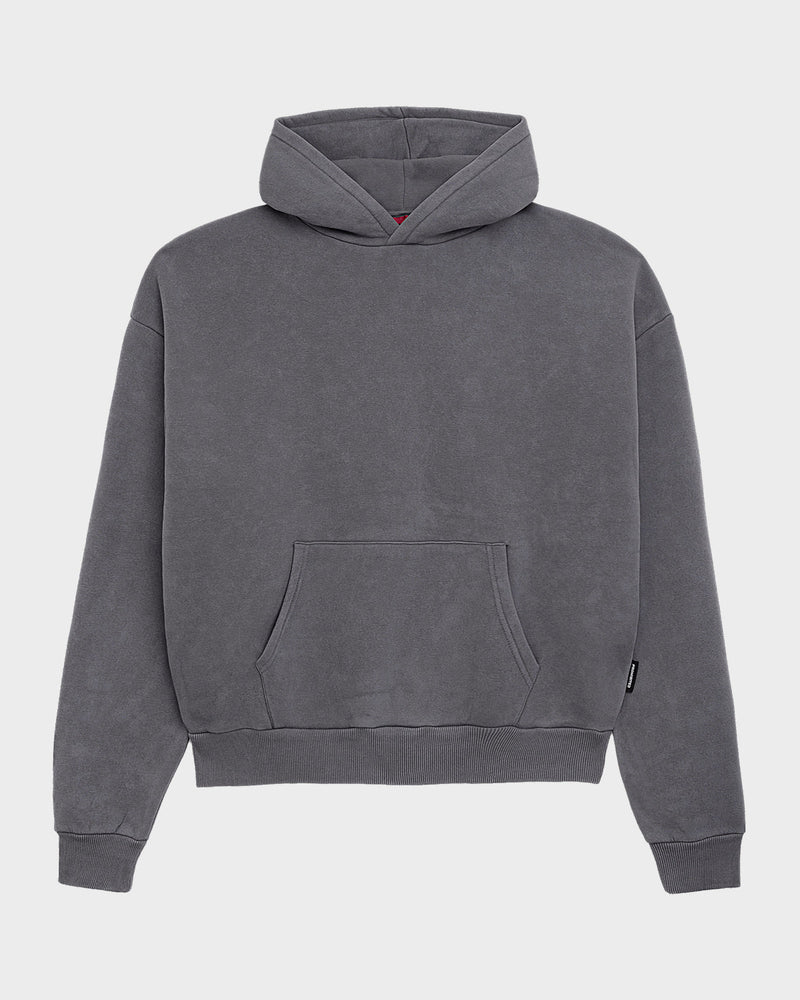 OVERSIZED HOODIE GREY (STONE WASHED) Dondead